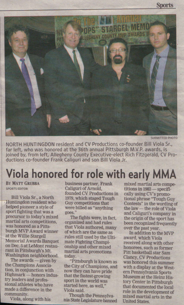 Bill Viola Jr. MMA Historian